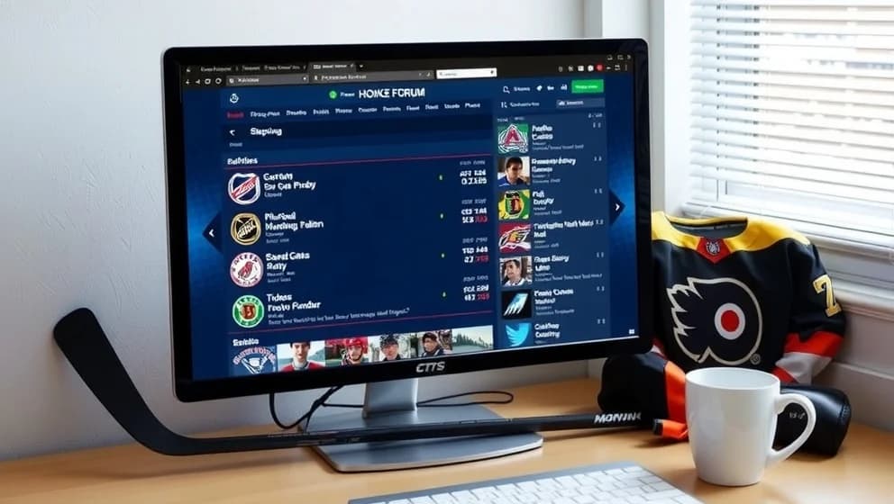 Vad händer på ett ishockeyforum