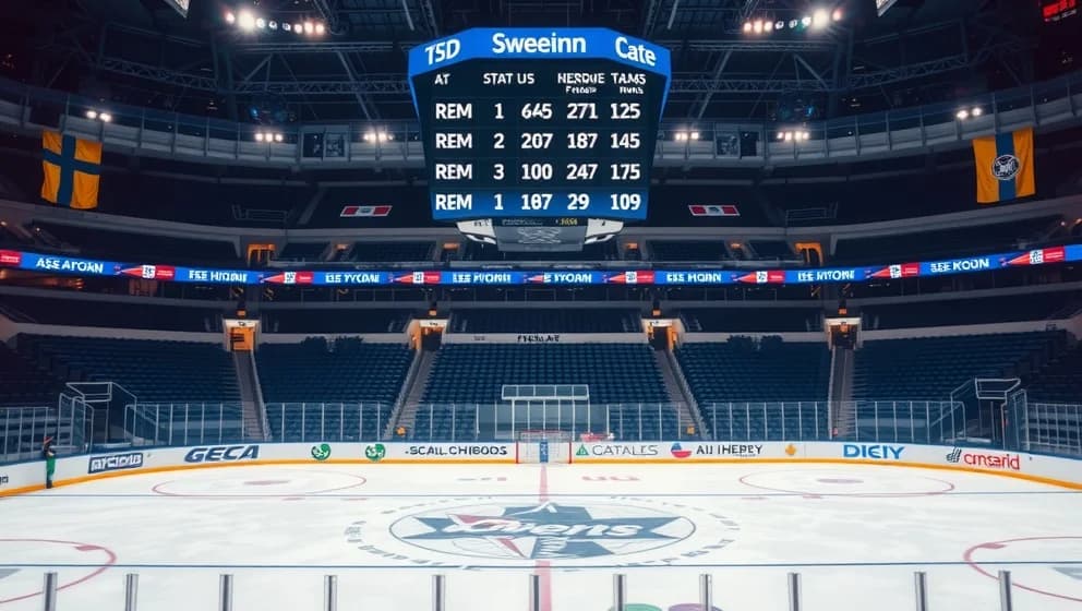 Sverige Finland hockey resultat